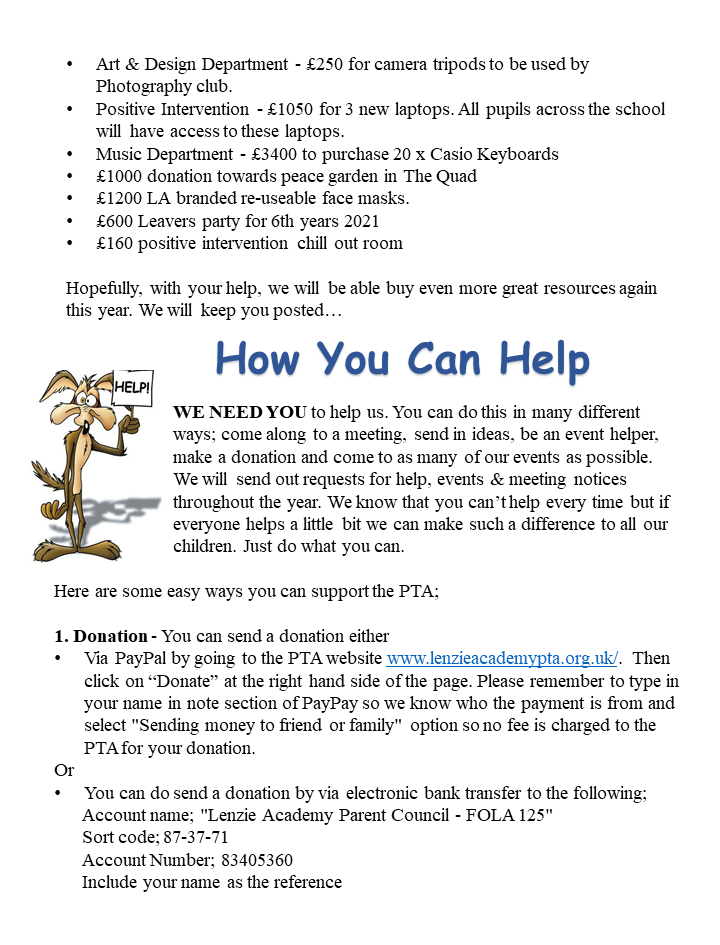 How you can help