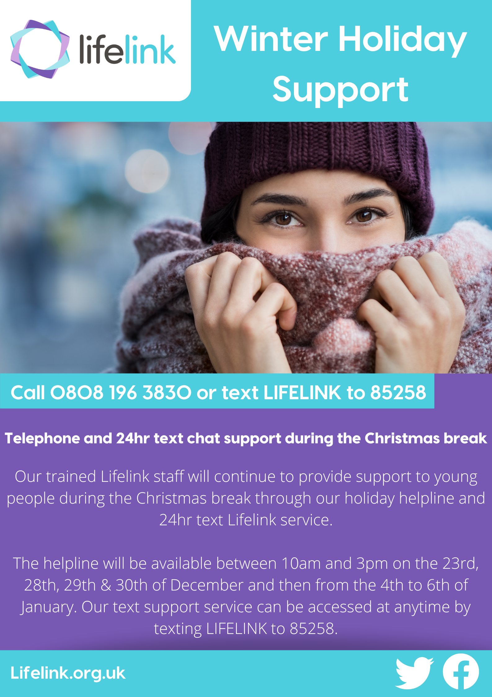 Winter Holiday Support - call 08081963830