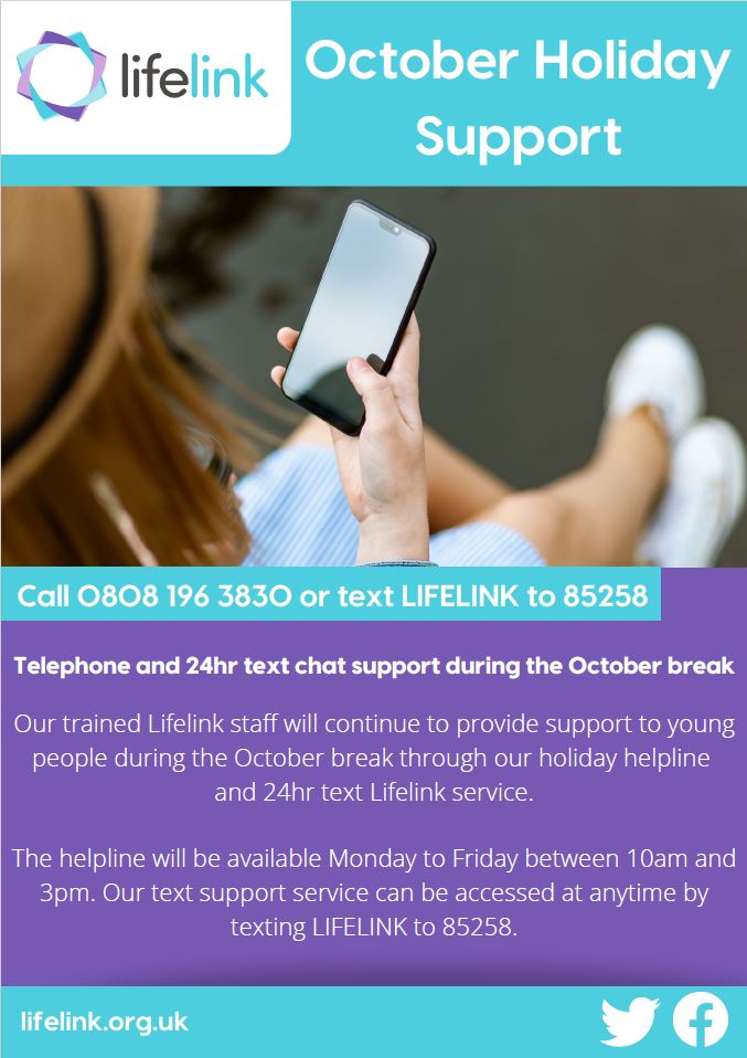 Lifelink Counselling support line 08081963830